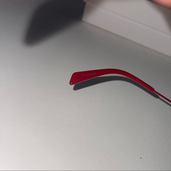 Celine 59mm Shinny Red & Green Pilot Sunglasses New Comes With Box, Case & Cloth main image 12